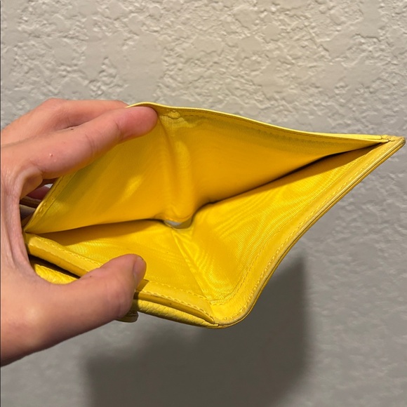 Authentic Salvatore Ferragamo Yellow Wallet SOLD AS IS - Picture 9 of 16